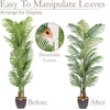 Artificial Areca Palm Tree Natural Looking Faux Plant in Pot 2ft 3ft 4ft 5ft 6ft