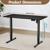 120-140cm Electric Standing Desk Adjustable Height Sit Stand Office Desk UK