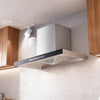 90cm Stainless Steel Wall Mount Powerful Cooker Hood Extractor Fan Touch Control