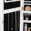 Full Length Tilting Mirror Jewellery Cabinet with Storage & LED Lights, Beautify