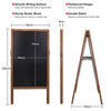 Cafe A-Frame Chalkboard Sign Extra Large 40" Free Standing Board Easel Sturdy UK