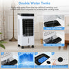 Kwanner Portable Evaporative Air Cooler 4L/7L 3-in-1 Cooling Humidifier Remote