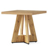 Square Dining Table for 4, 80 x 80 x 75cm Small Kitchen Table with Pedestal Base