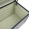 XL Metal Steel Garden Storage Box Large Outdoor Chest Utility Cushion Shed Trunk
