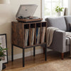 Record Player Stand Turntable Stand with Vinyl Storage Shelves for Living Room