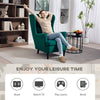 Wingback Chair, Modern Accent Chair for Living Room Bedroom, Green