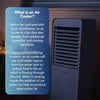 Smart Evaporative Air Cooler 10L WiFi App Alexa Remote 3 Speed Oscillating Fan