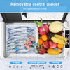 55L Portable Car Refrigerator Dual Zone 12/24V Compressor Fridge Freezer -20-20℃