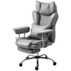 Office Chair, High Back Leathaire Desk Chair for Home, Grey