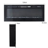 LED Fireplace Media Wall Fire Wall Mounted / Standing Electric Heater 40-100in