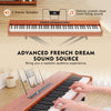 ♬Mustar 88 Semi Weighted Keys Digital Piano PortableKeyboard Pedal Stand Stool