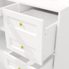Tall Kitchen Pantry Cupboard, Storage Cabinet for Home Living Dining Room, White