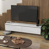 Floating TV Unit Stand Wall Mount Media Console w/ Storage Cupboards Refurbished