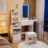 Dressing Table With Drawers Mirror Stool Wireless Charging Set Makeup Vanity UK