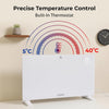 Smart Glass Panel Heater | Wall Mounted Electric Radiator with WiFi App Control