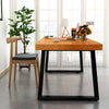 2x Industrial H71mm Steel Coffee Table Legs Trapezium Trapezoid Shape Bench Desk