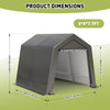 Motorcycle Car Port Garage Storage Garden Car Shelter Equipment Car Shed Outdoor
