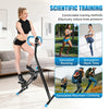 Vertical Climber Stair Stepper Machine with LCD Monitor For Home Gym Exercise ~