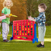 Giant 4-In-A Row Jumbo 4-to-Score Connect Game Set Indoor Outdoor Board Game