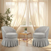 Mid-Century Modern Accent Armchair, Compact Space-Saving Chair 300lb Capacity