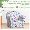 Kids Armchair Toddler Sofa Foam Filled Upholstered Couch Dinosaur