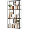 6 Tier Storage Shelves, Free Standing Book Shelf for Study, Living Room