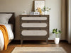 3 Drawer Dresser Bedside Table Chest for Bedroom Entryway Living Room Cabinet
