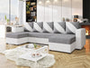 Corner Sofa Bed ASTANA U with Storage Container and Sleep Function Springs New