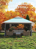 4x4M Pop Up Garden Gazebo Outdoor Party Tent Canopy With Sides Heavy Duty