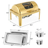 Chafing Dishes Buffet Sets Pans Stainless Steel Food Warmer 6.3qt/8.4qt