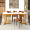 Modern Dining Table for 6-8 People 160cm Rectangular Kitchen Table