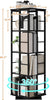 4-Tier Rotating Bookshelf 360° Display Spinning Bookshelf Book Storage Rack