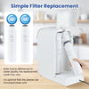 COSTWAY Countertop Reverse Osmosis Water Filter with UV Light-White