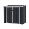 Anthracite Metal Garden Shed Outdoor Tools Storage Sheds Small House Bin Sheds