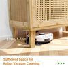 Sideboard Storage Cabinet Cupboard Buffet with Rattan Door Dining Room Furniture