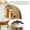 60x90cm Arched Wall Mirror Vintage Wood Bathroom HD Vanity Mirror Over Fireplace