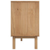 Sideboard Kitchen Storage Cabinet Shelves Cupboard 114x43x73.5cm Solid Wood Pine