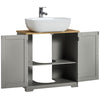 Priano Bathroom Sink Cabinet Under Basin Unit Cupboard Storage Furniture Grey