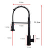 Kitchen Sink Mixer Tap Monobloc Pull Out Spray Hose Chrome Single Lever Tap