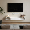140cm Floating TV Cabinet Living Room Wall Entertainment Unit Storage Cupboard