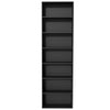7 Tier Bookcase with Shelving Unit for Storage Bookshelf Living Room Office