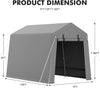 Outdoor Storage Shelter Portable Motorcycle Shed Garage Carport Garden Tool Tent