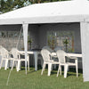 3 x 6m Heavy Duty Gazebo Marquee Party Tent with Storage Bag Grey