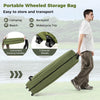 2-Person Green Camping Cot Tent Foldable Off-Ground Camping Combo