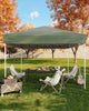 10X10FT Pop Up Canopy Beach Tent Sun Shade with 3 Adjustable Height Sandbags