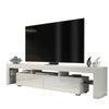 TV Unit 200cm Sideboard Cabinet | Cupboard TV Stand | White High Gloss Doors