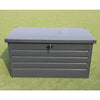 XL Metal Steel Garden Storage Box Large Outdoor Chest Utility Cushion Shed Trunk