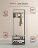 Coat Rack with Shoe Storage, Hall Tree, Coat Stand with Bench, HSR411B01