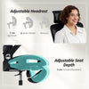 Ergonomic Office Chair, Mesh Desk Chair with Lumbar Support, Footrest