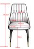 8 Grey Velvet Dining Chairs set Gold Tip Legs velvet luxury dining chairs x 8